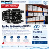 Bombas de alta presión ALPHA 2 - Oferta MARNORTE